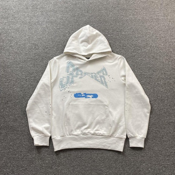 Sp5der Worldwide Motocross Hoodie White - Picture 1 of 7